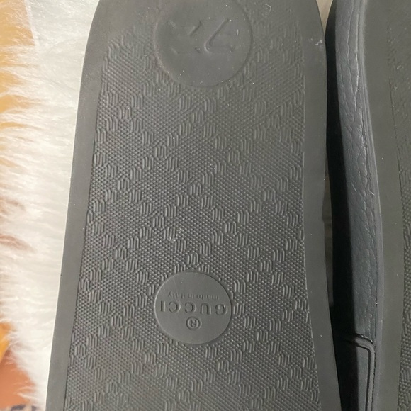 Gucci Logo Slide Rubber Black. Size 8 - Picture 15 of 16